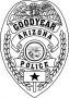 Laser Etched Goodyear Police Badge